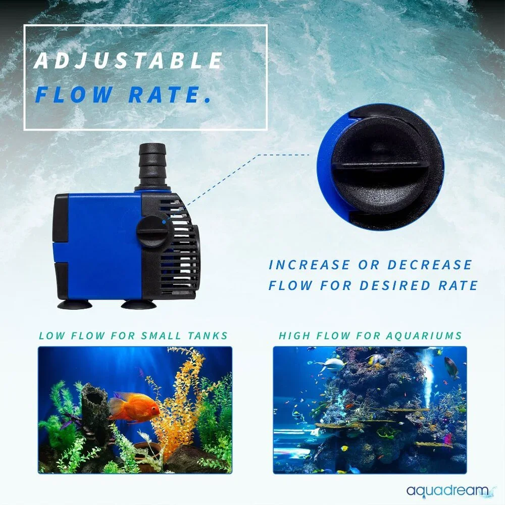 AD 90 GPH Adjustable Submersible Powerhead Water Pump 1pc.